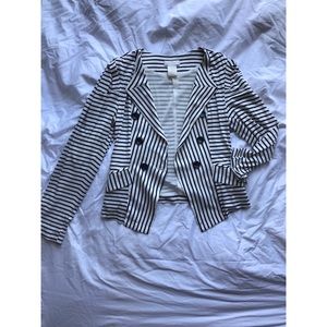 MM Couture Striped Blazer